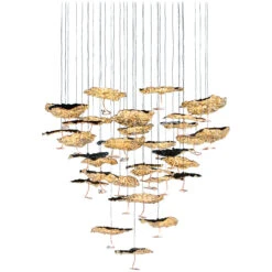 Catellani & Smith Gold Moon Chandelier
