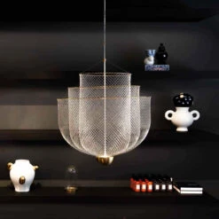 Moooi Meshmatics Chandelier -Raumbeleuchtungs Geschäft 002 Moooi Meshmatics Pendelleuchte ambient2 db60b172472b1869c87e0e390a295d20