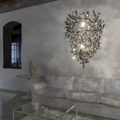 Terzani Argent Medium Chandelier -Raumbeleuchtungs Geschäft 002 Terzani Argent Medium Chandelier Kronleuchter ambient 507918d3fd53a63b9f3d6b54a528f44e
