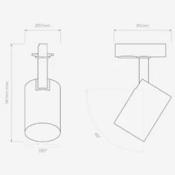 Astro Ascoli Track Deckenleuchte -Raumbeleuchtungs Geschäft 003 Astro Ascoli Track Deckenleuchte technische Zeichnung 1c38a00124f7e1d3d3fd5a23c792a895