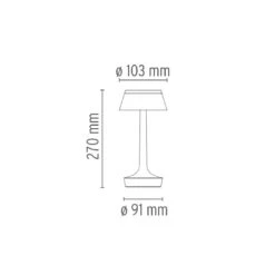 Flos Bon Jour Unplugged Kupfer -Raumbeleuchtungs Geschäft 003 Flos Bon Jour Unplugged chrom Tisch soft tech 0dcbd5c9622af82d552c1ef467a4141a