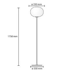 Flos Glo-Ball F2 -Raumbeleuchtungs Geschäft 003 Flos Glo Ball F2 Stehleuchte technische Zeichnung d82a8efdeb8e718e2305711571ab55b2