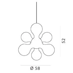 Kundalini Atomium Ceiling -Raumbeleuchtungs Geschäft 003 Kundalini Atomium Ceiling ecfab3bf2ef6df8e206395fae32f221c