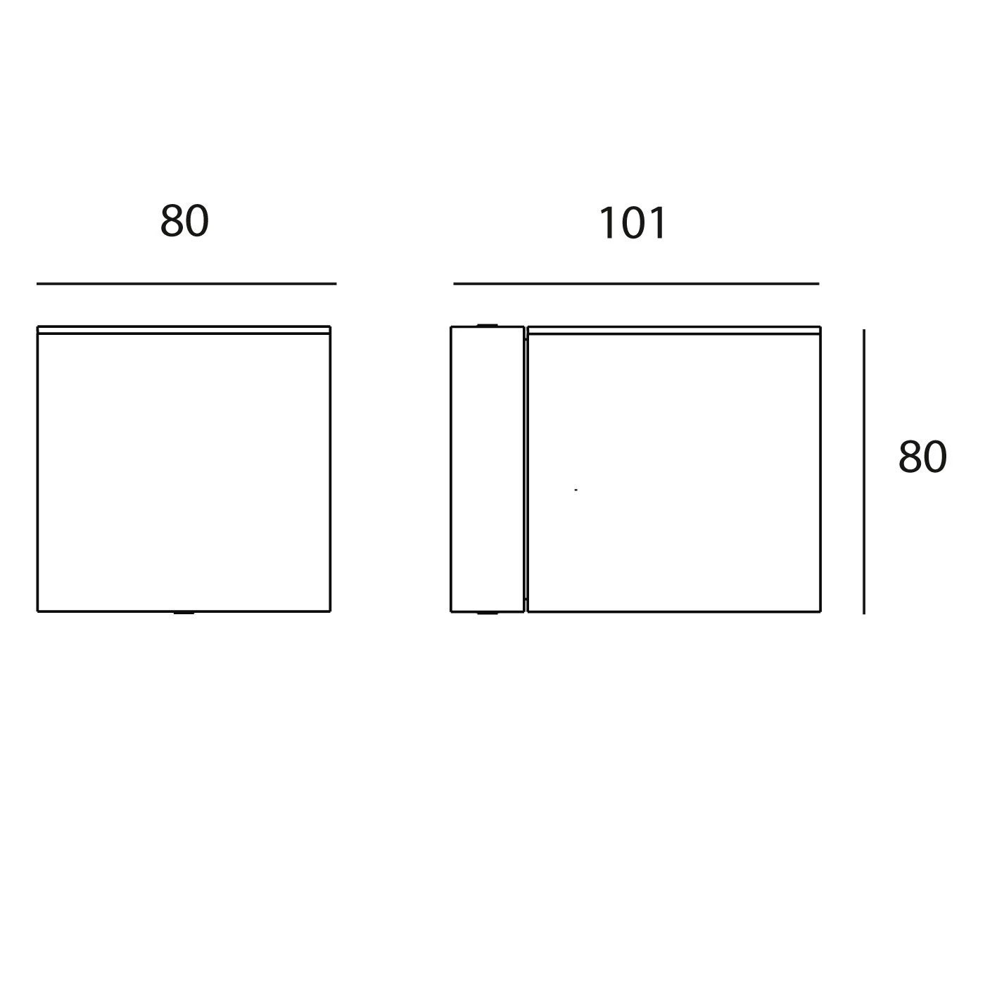 Milan Dau 80 Wandleuchte COB LED 6 Milan Dau 80 Wandleuchte COB LED – Bild 4