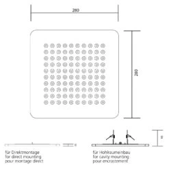 Nimbus Modul Q 100 -Raumbeleuchtungs Geschäft 003 Nimbus Modul Q100 Deckenleuchte Einbau 2a88079cabaed058eaa8790b87a5e7af