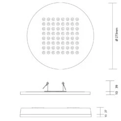 Nimbus Modul R 64 -Raumbeleuchtungs Geschäft 003 Nimbus Modul R 64 Decke technische Zeichnung 87cf9e9576042344a2dfd5f0886f17cd