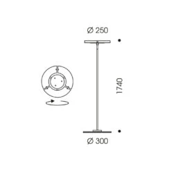 Oligo Trinity Stehleuchte -Raumbeleuchtungs Geschäft 003 Oligo Trinity Stehleuchte technische Zeichnung c4fb75d4d882b6ef73e3893360ef0ec5