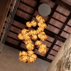 Catellani & Smith Gold Moon Chandelier 9 Catellani & Smith Gold Moon Chandelier -Raumbeleuchtungs Geschäft 004 Catellani Smith Gold Moon Pendel detail 101113 gold e3b3395314ef18ef5e4cac822ac816a6