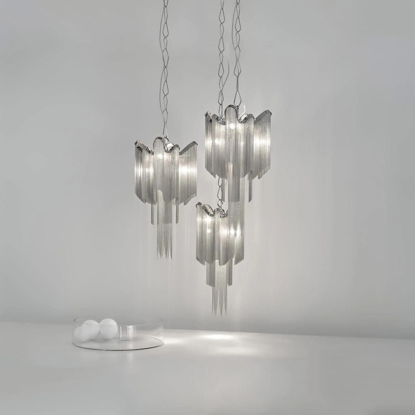 Terzani Stream Mini Chandelier 4 Terzani Stream Mini Chandelier – Bild 2