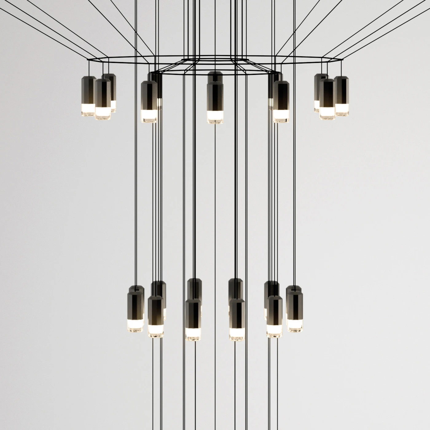 Vibia Wireflow Chandelier 0375 4 Vibia Wireflow Chandelier 0375 – Bild 2