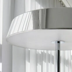 Belux Koi-46 LED Neo Universal-D -Raumbeleuchtungs Geschäft 005 Belux Koi Neo 4000K Tischaufbau detail2 chrom 9129c0969004c87edd120d5862581a9b