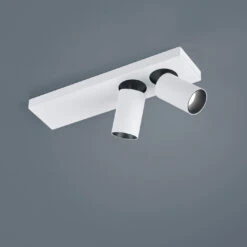 Helestra Nut 2 Deckenleuchte -Raumbeleuchtungs Geschäft 005 Helestra Nut Strahler zweiflammig total 100797 wei schwarz 21a50a74362c270d1682ca8ad3665510