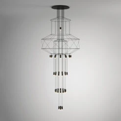 Vibia Wireflow Chandelier 0375 7 Vibia Wireflow Chandelier 0375 -Raumbeleuchtungs Geschäft 005 Vibia Wireflow Chandelier 0375 Kronleuchter total 90967 schwarz 2e69521c3775ec74b39b1fe4fe93a906