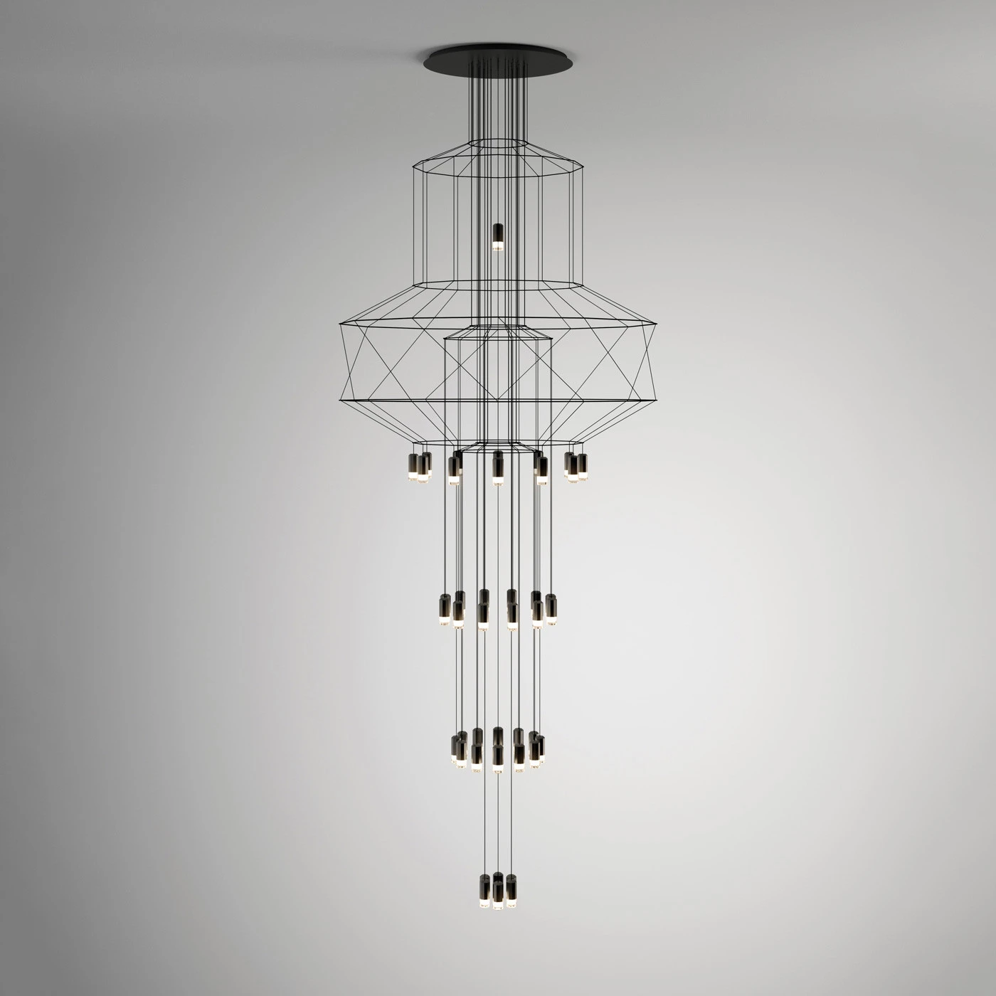 Vibia Wireflow Chandelier 0375 5 Vibia Wireflow Chandelier 0375 – Bild 3