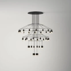 Vibia Wireflow Chandelier 0377 -Raumbeleuchtungs Geschäft 005 Vibia Wireflow Chandelier 0377 Kronleuchter total 90969 schwarz 16c01f5e10d54a240877b0e57d8cc7e6