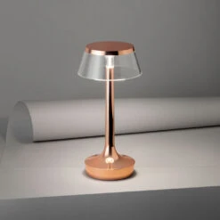 Flos Bon Jour Unplugged Kupfer -Raumbeleuchtungs Geschäft 006 Flos Bon Jour Unplugged Kupfer Tisch ambient 82972 transparent 5a2e32bf7557ba06c03a37728ffe2be2