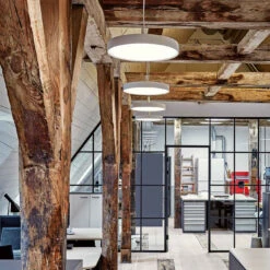 Louis Poulsen LP Slim Round 250 Suspension -Raumbeleuchtungs Geschäft 006 Louis Poulsen LP Slim Round Suspension 250 Pendel ambient 121946 weiss 5ca3e534437afeccdaf22584b374a472