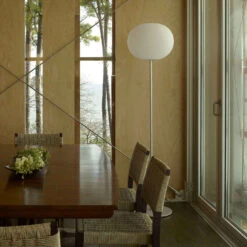 Flos Glo-Ball F2 -Raumbeleuchtungs Geschäft 007 Flos Glo Ball F2 Steh ambient 2669 silber ef2fd6e4ddb70d8363579df5ba3e62df