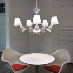 Next FlapFlap 5PL -Raumbeleuchtungs Geschäft 007 Next Flapflap Chandelier Pendel Ambient5 90624 Weiss 8c761a8703ca62a54aa23333e8e91adc