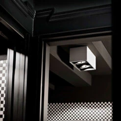 Flos Compass Box Large 2L QR111 -Raumbeleuchtungs Geschäft 008 Flos Architectural Compass Box Large 2L Decke ambient 15514 weiss c9e60c211ac83730be20cdb12eaeb796