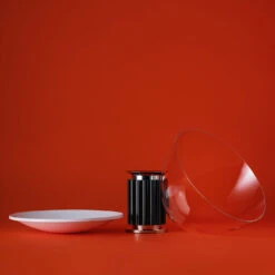 Flos Taccia LED PMMA -Raumbeleuchtungs Geschäft 009 Flos Taccia LED 2016 Tisch detail1 80468 schwarz 340cd57d18a4d134d941bc1183ab6c6a